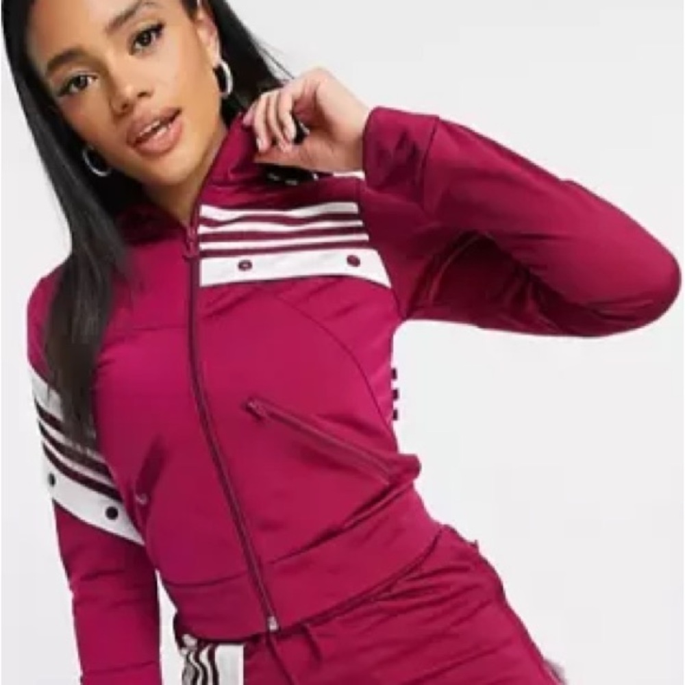 Set Adidas x Danielle Cathari Tracksuit both sz. S Burgundy top and bottom
